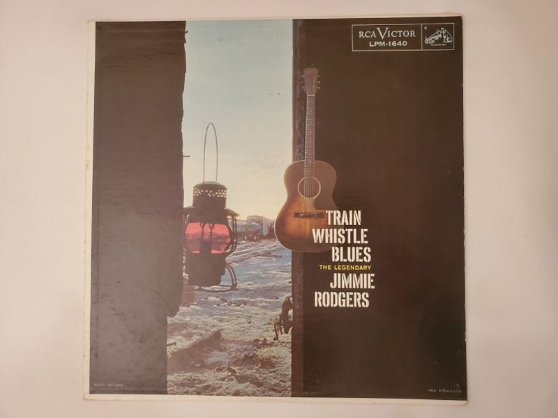 Jimmie Rodgers Train Whistle Blues vinyl record